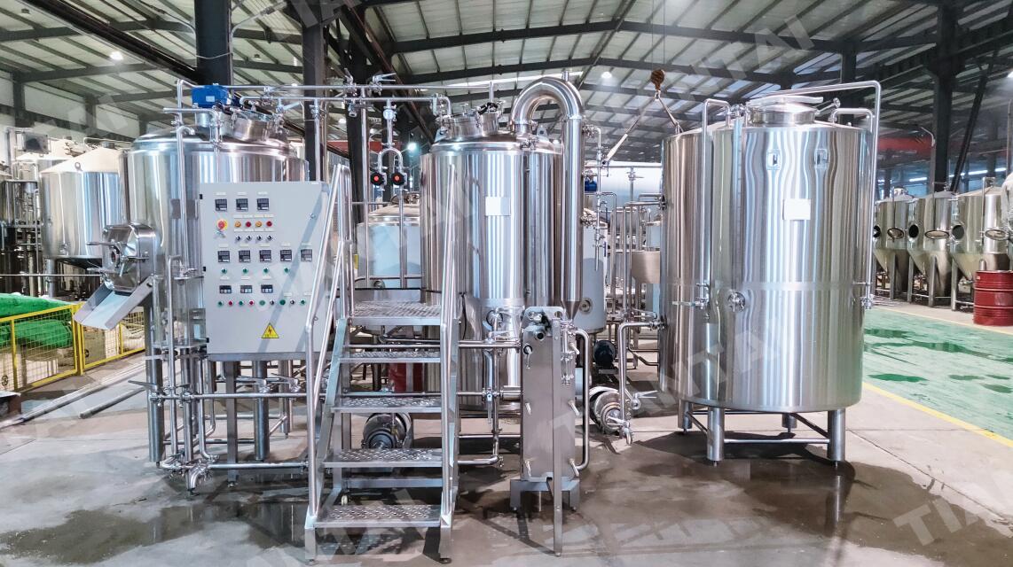 New Zealand 5bbl gas heated craft beer making machine from china